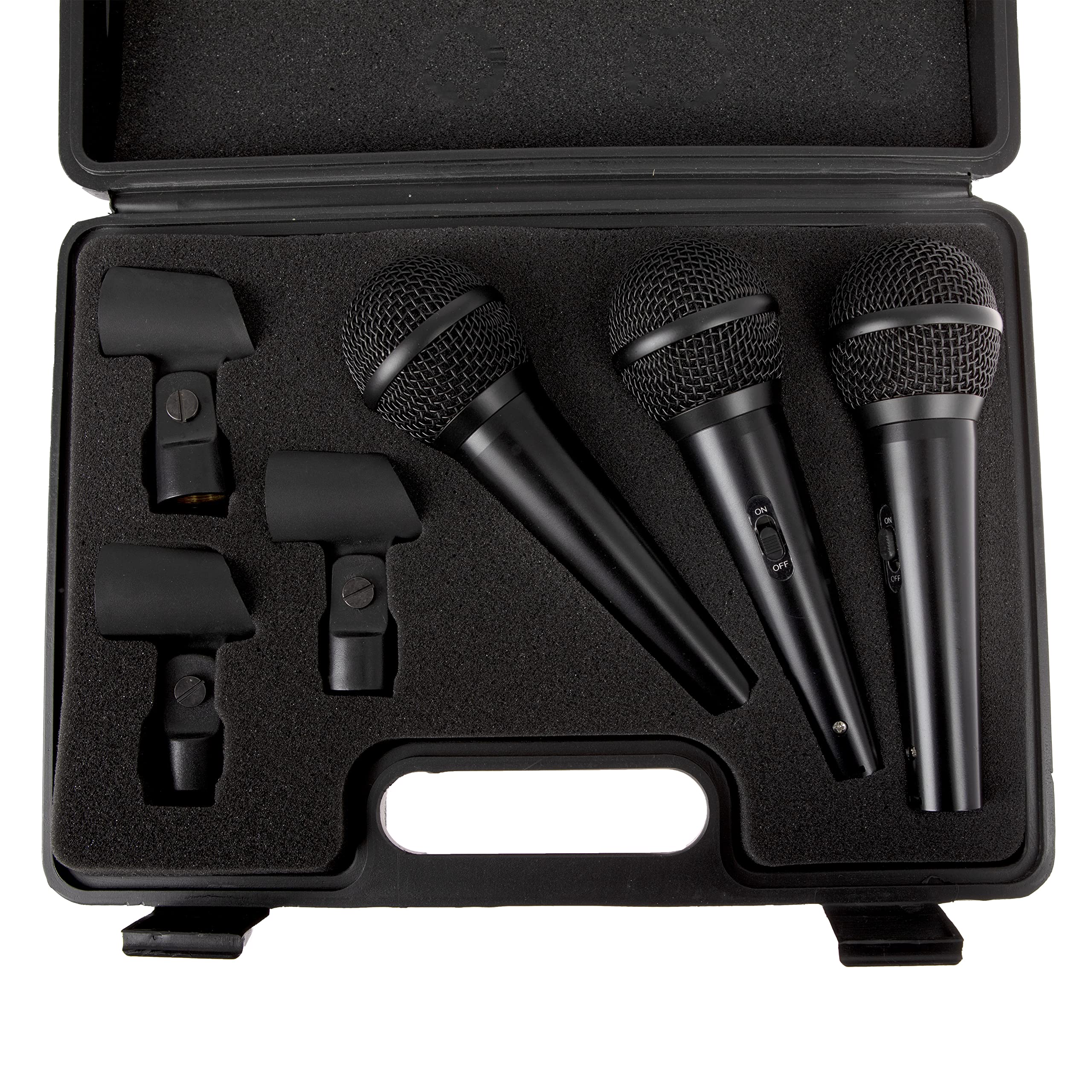 Pulse Oximeter MP34627 Dynamic Vocal Handheld Microphones, Pack of 3, Black