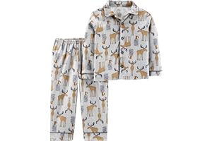 Simple Joys by Carter's Toddlers and Baby Boys' 2-Piece Coat Style Pajama Set