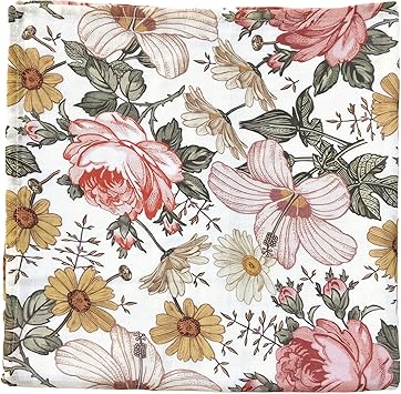 floral swaddle blanket