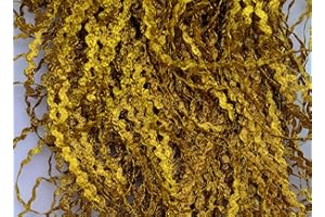 Lyracces Wholesale Lots 40yards Mini 5mm 24color Pick Woven Rick Rack Ribbon RIC Rac Trims Scrapbooking Dressmaking (Golden #16)