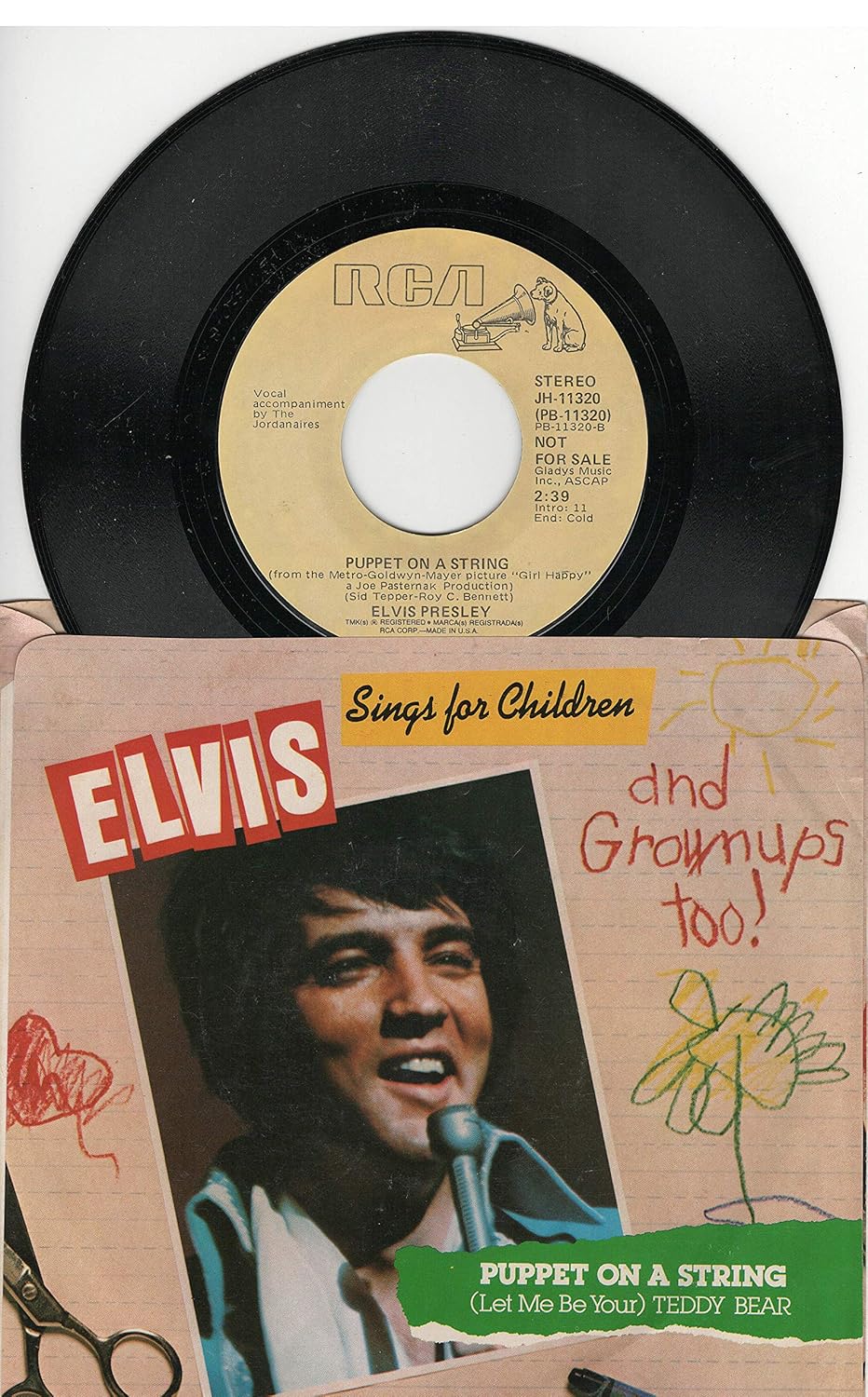 Elvis Presley Elvis Presley Let Me Be Your Teddy Bear B W Puppet On A String Amazon Com Music