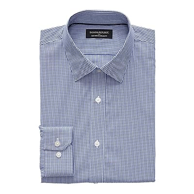 Banana Republic Mens Standard-Fit Non-Iron Yarn Dye Dominican Republic |  Ubuy