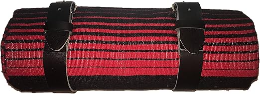 Amazon Com Border Town Industries Red Black Serape Bed Roll
