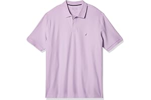 Nautica Men's Big and Tall Classic Fit Short Sleeve Solid Performance Deck Polo Shirt