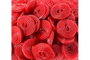 ILIKE! Broadway Strawberry Wheels Red Licorice Candy, 2-Pound Bag