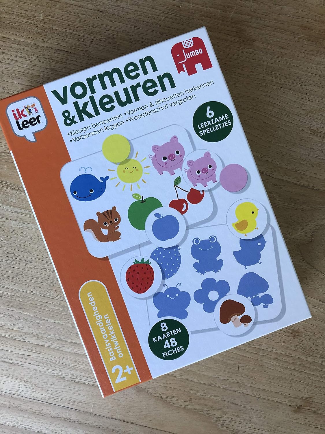 Disney Jumbo Spiele 19569" I Learn Shapes and Colours Game, Large - Image 3