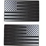MULL USA Flag Magnet Decals for Cars Trucks 2pcs
