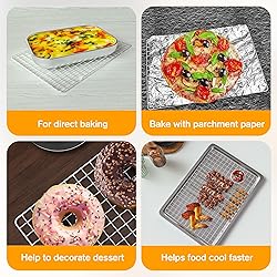 2PCS Cooling Racks for Cooking and Baking - 10" x