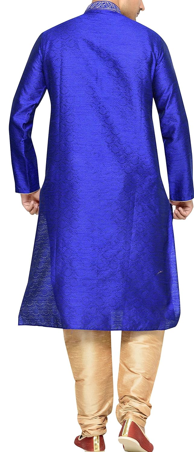 indian poshakh men's brocade sherwani