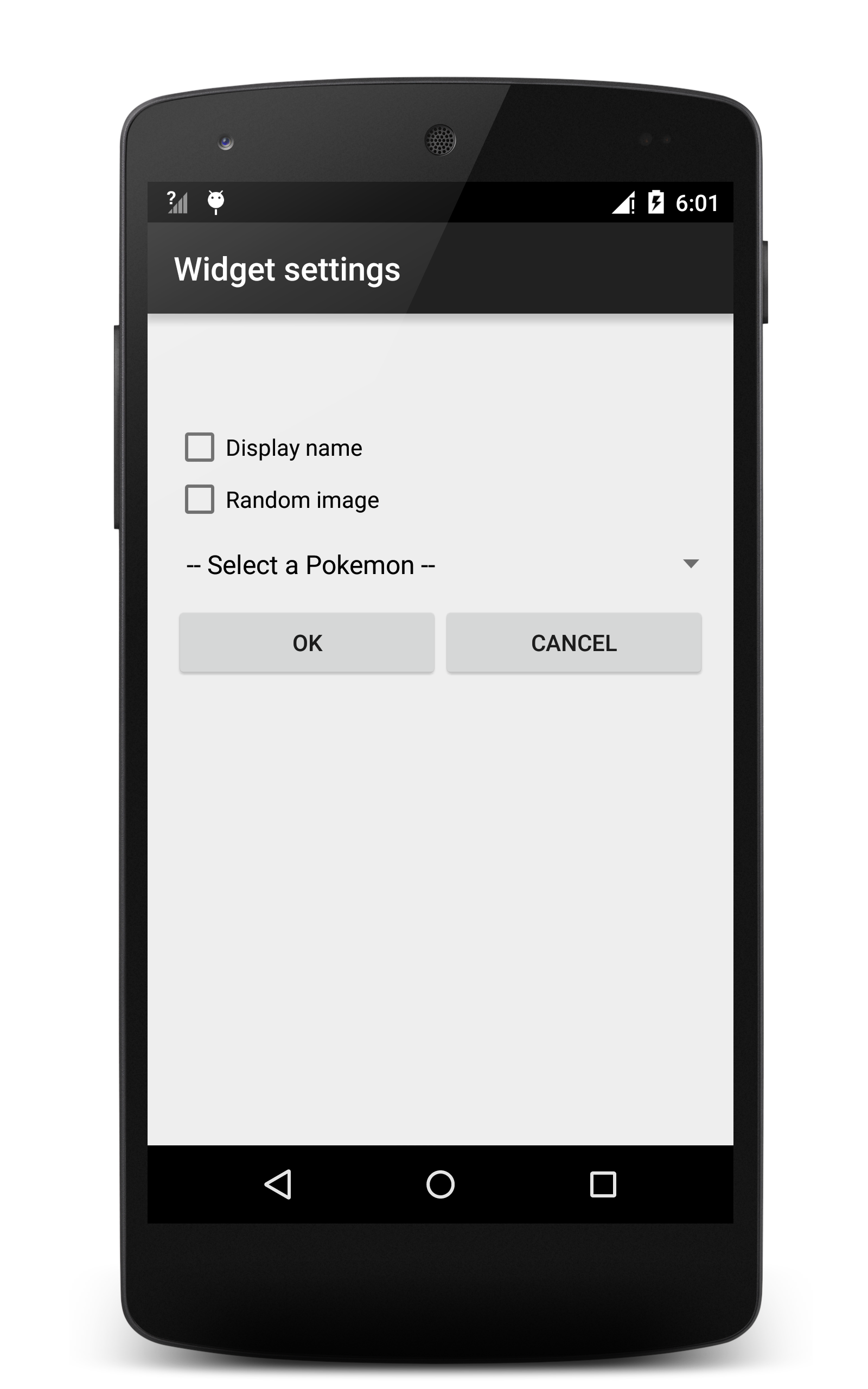 Widget Pokemon Apps & Games