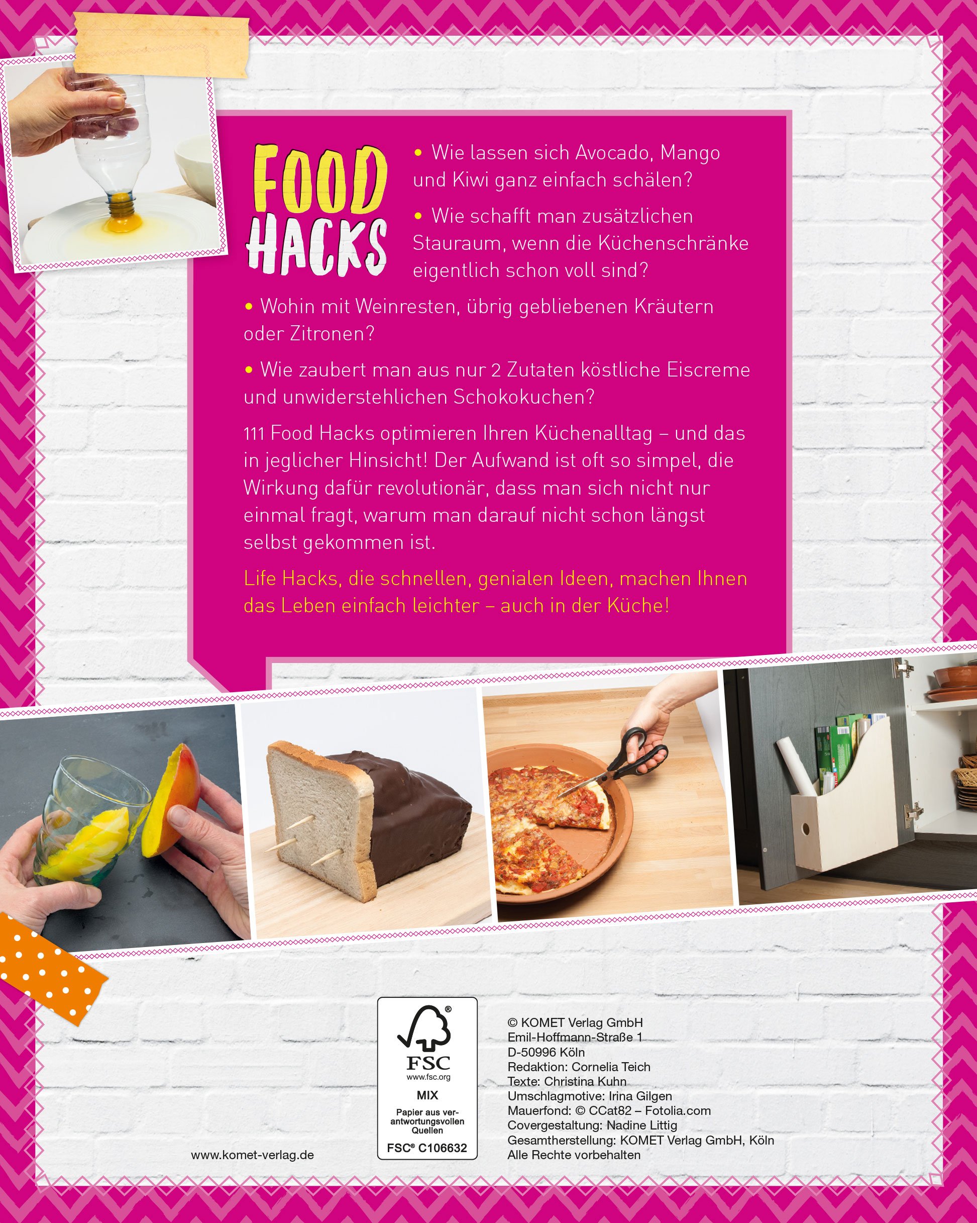 [- Food Hacks: 111 geniale Life Hacks für die Küche -]