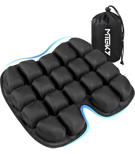 Cojín De Asiento Inflable Genérico - Almohada Portátil Para Avión, Silla De Oficina, Gradas, Camping Y Viajes