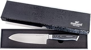 makami Premium Santokumesser aus japanischem Damaststahl VG-10 - asiatisches Küchenmesser und Profi Kochmesser HRC60