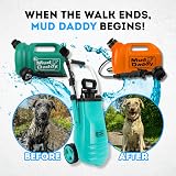 Mud Daddy 8 Litre Portable Pet Washing Device Forest Green Muddy Walks Grooming view 2