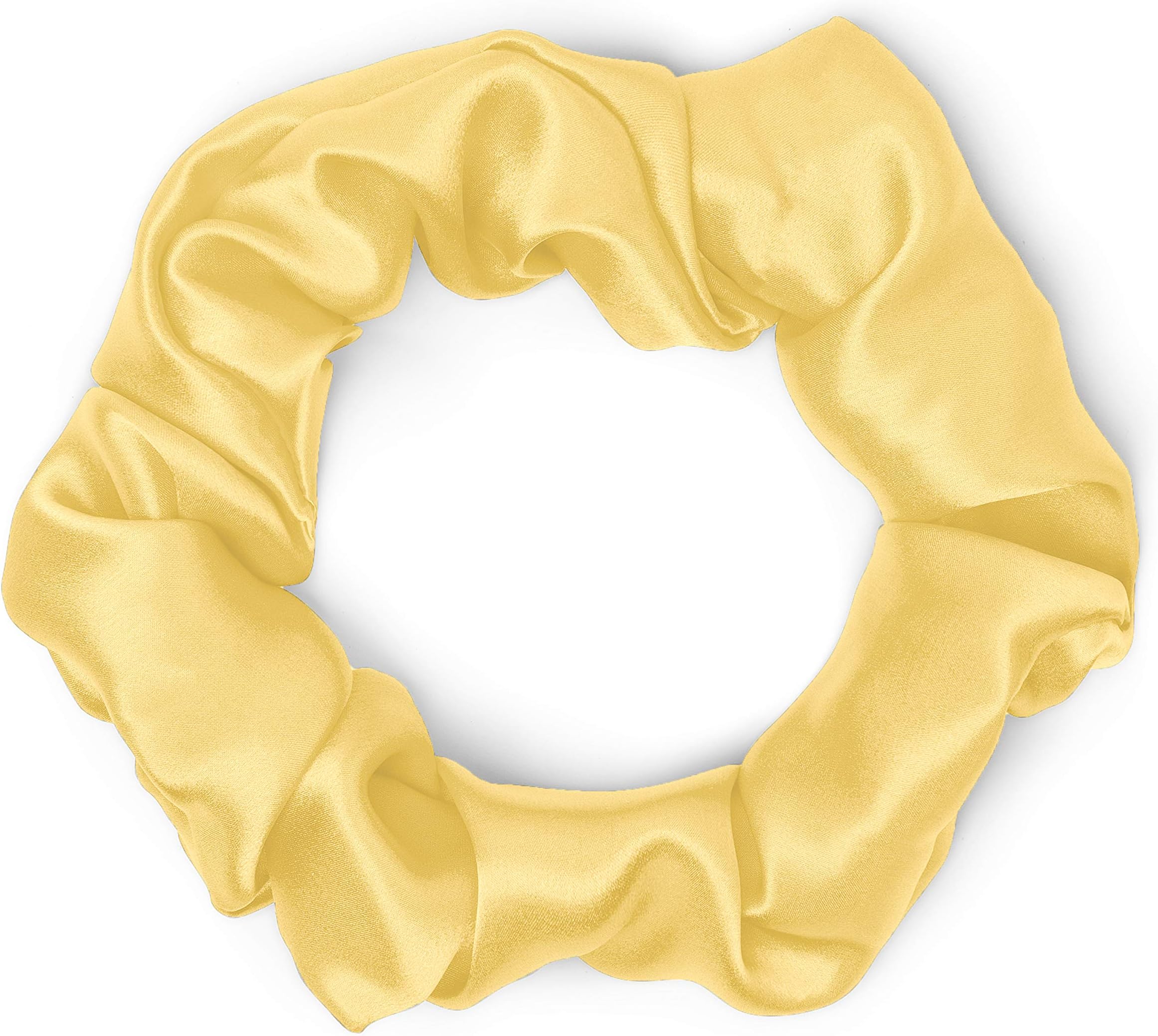Satin Scrunchies 100% Silk Premium Quality Ponytail Holders Choose Size Many Colors Scrunchie King Made in the USA
