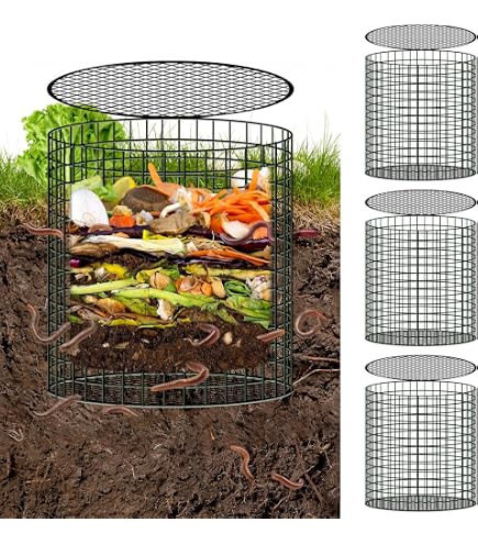 Composter Tumbler Outdoor Inground Composter 2 Gallon - PVC Farm ...