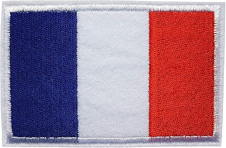 5 6x8 5cm Drapeau Francais Patch France Pays Ecusson Tissus