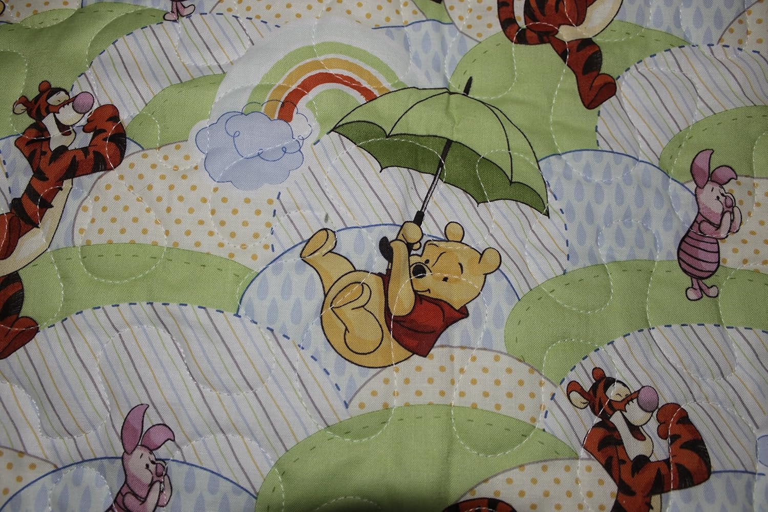 Handmade Panel Baby/Toddler Quilt, WinniethePooh’s