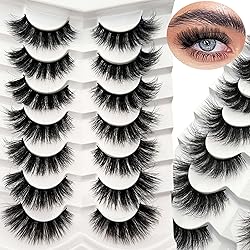 NINGLASH Lashes Strips Cat Eye Fluffy False