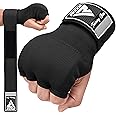 RDX Gel Boxing Hand Wraps Inner Gloves Men Women, Quick 100cm Long Wrist Straps, Elasticated Padded Fist Under Mitts Protecti
