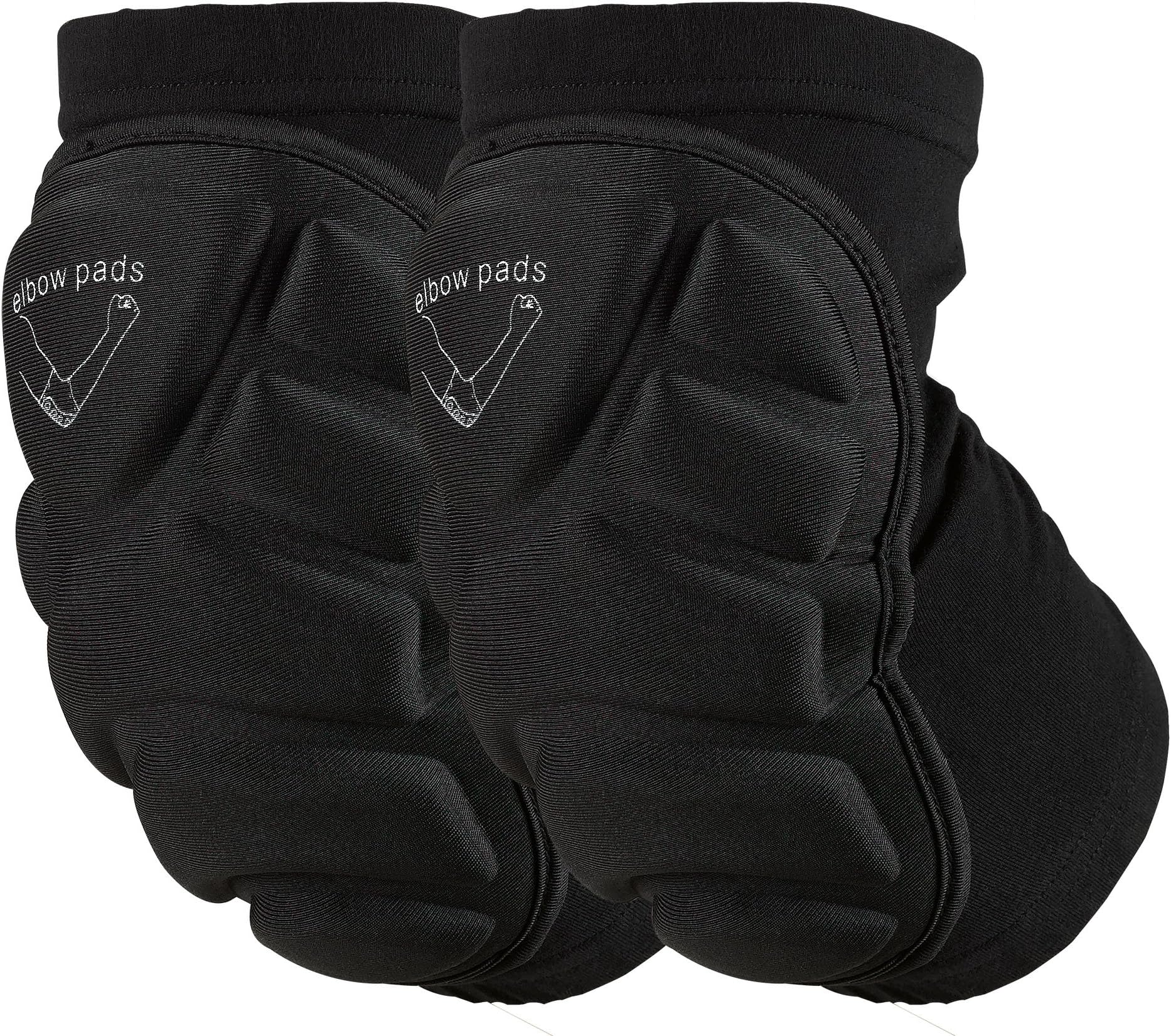 OMID Elbow Pads - Breathable Lightweight Padded Elbow Sleeve for Skiing, Skating, Skateboarding & Cycling
