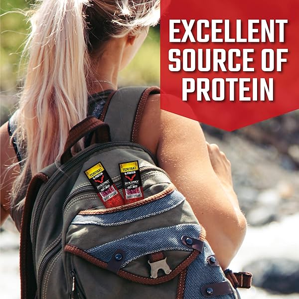 JACK LINK’S BEEF STEAK, TERIYAKI – PROTEIN SNACKS, MEAT SNACK WITH 9G OF PROTEIN, MADE WITH 100% BEEF, INDIVIDUALLY WRAPPED BULK SNACK PACK, KETO FRIENDLY – 1 OZ. (12 COUNT)