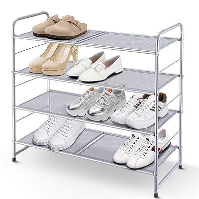 Simple Trending 4-Tier Stackable Shoe Rack, Nigeria Ubuy