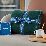 Bedsure Fleece Blanket 220x240 cm Forest Green Soft Warm Throw view 6