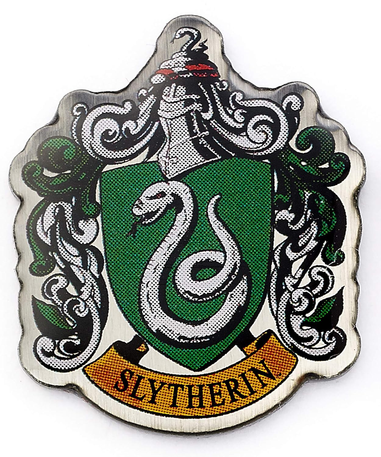 Slytherin Crest Pin Badge Amazon.co.uk Clothing