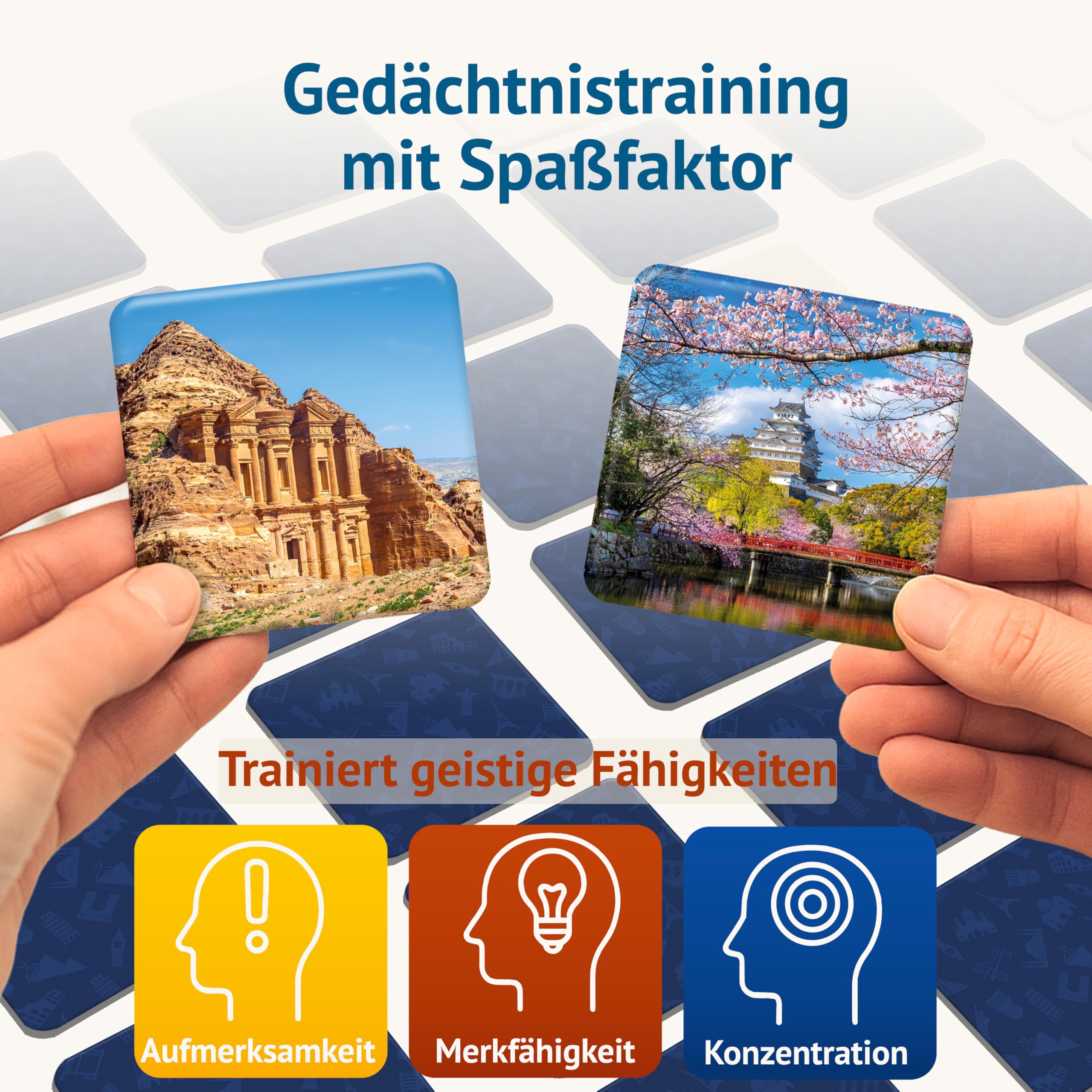 Starnberger Spiele - Weltkulturerbe Memospiel - Kartenspiel für Erwachsene und Kinder ab 6 Jahren - Geschenk für Reise- und Kulturliebhaber 6