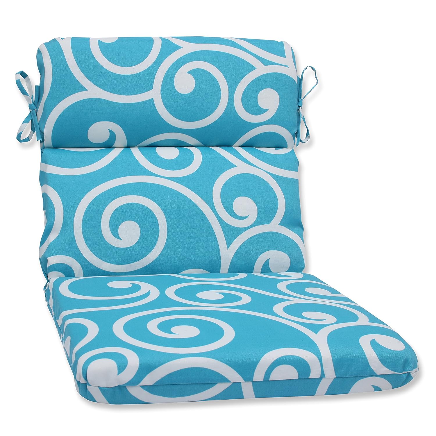 Best Pillow Perfect Outdoor Rounded Corners Chair Cushion