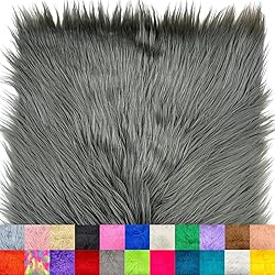 Ice Fabrics Faux Fur Fabric Squares - 20x20 Inches