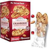 Nonni's THINaddictives Cranberry Thin Cookies with Real Fruit, 25 Packs