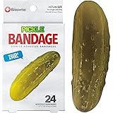 Bioswiss Bandages, Pickle Shaped Latex Free Bandage for Kids and Adults, 24pcs