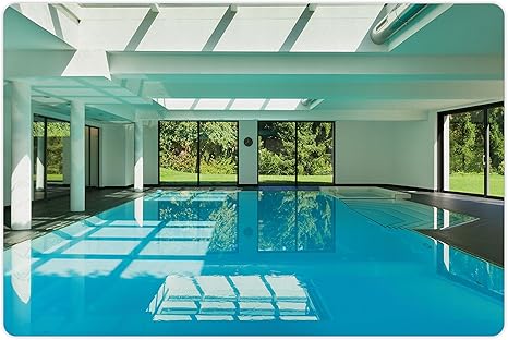 Amazon Com Lunarable Spa Pet Mat For Food And Water Indoor