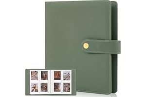 ZICOTO Beautiful Photo Album for 2x3 in Polaroid Photos - Safely Holds Your 300+ Pictures Of Unique Memories - The Perfect Instax Mini Compatible Photo Book To Store Pictures Or Trading Collection Cards