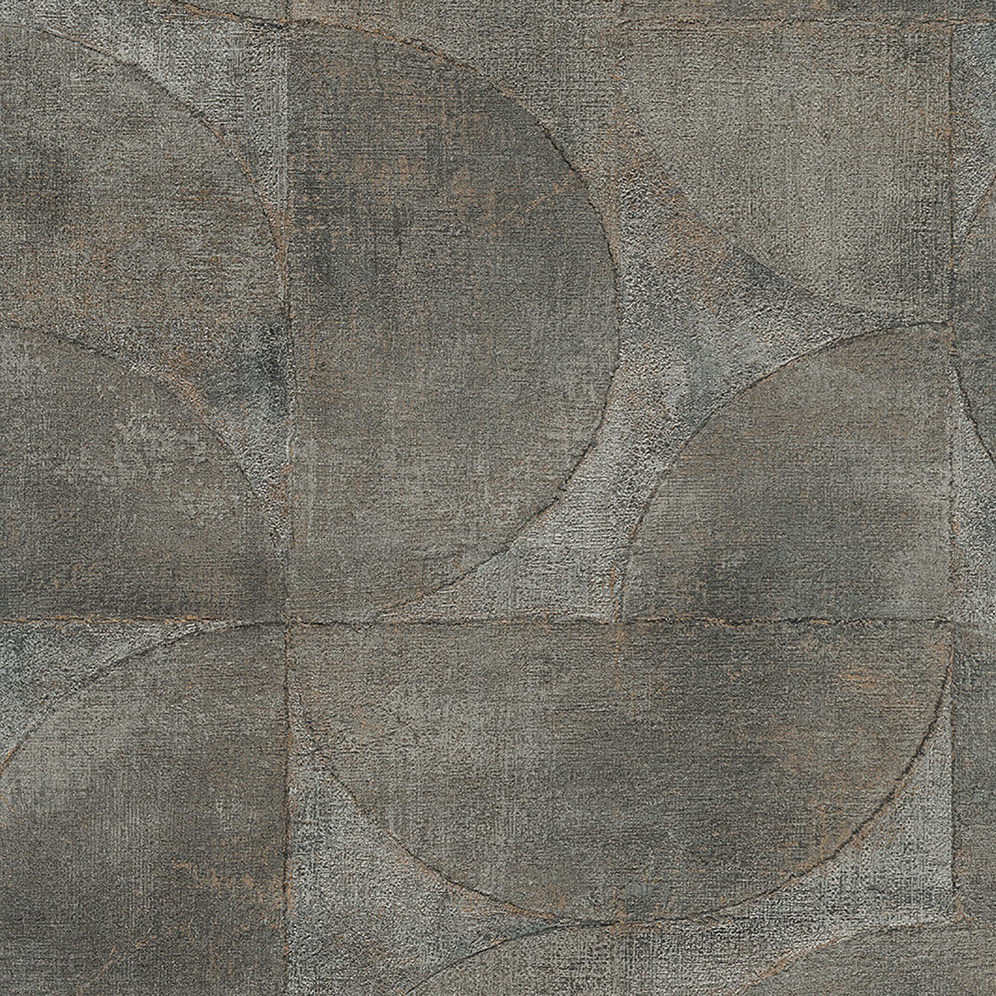 Galerie 32821 Perfecto 2 Rustic Circle Wallpaper, Brown, 10.05m x 53cm