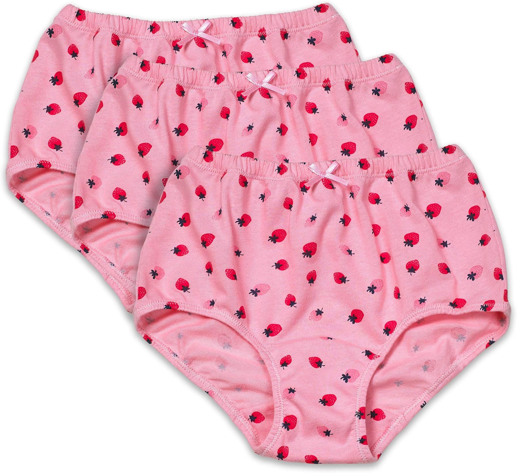 Candyland Brief Panty for Girl's - 3 Pack - Full Cut Soft Cotton