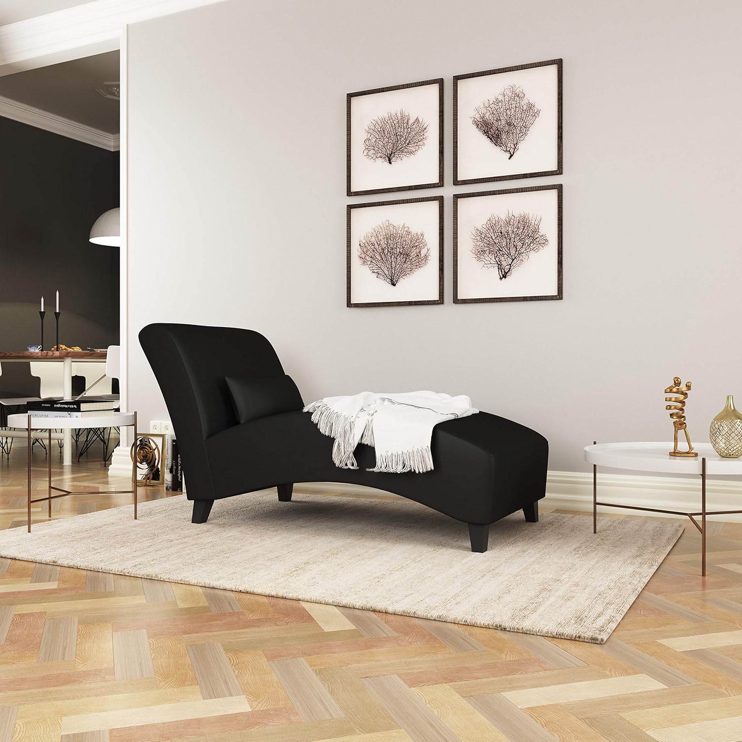 Best chaise lounge chair in black