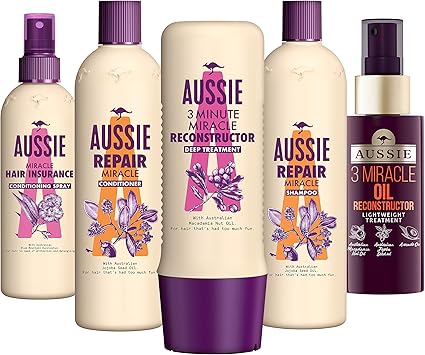 Aussie Hair Care Shampoo And Conditioner Set With Macadamia Nut