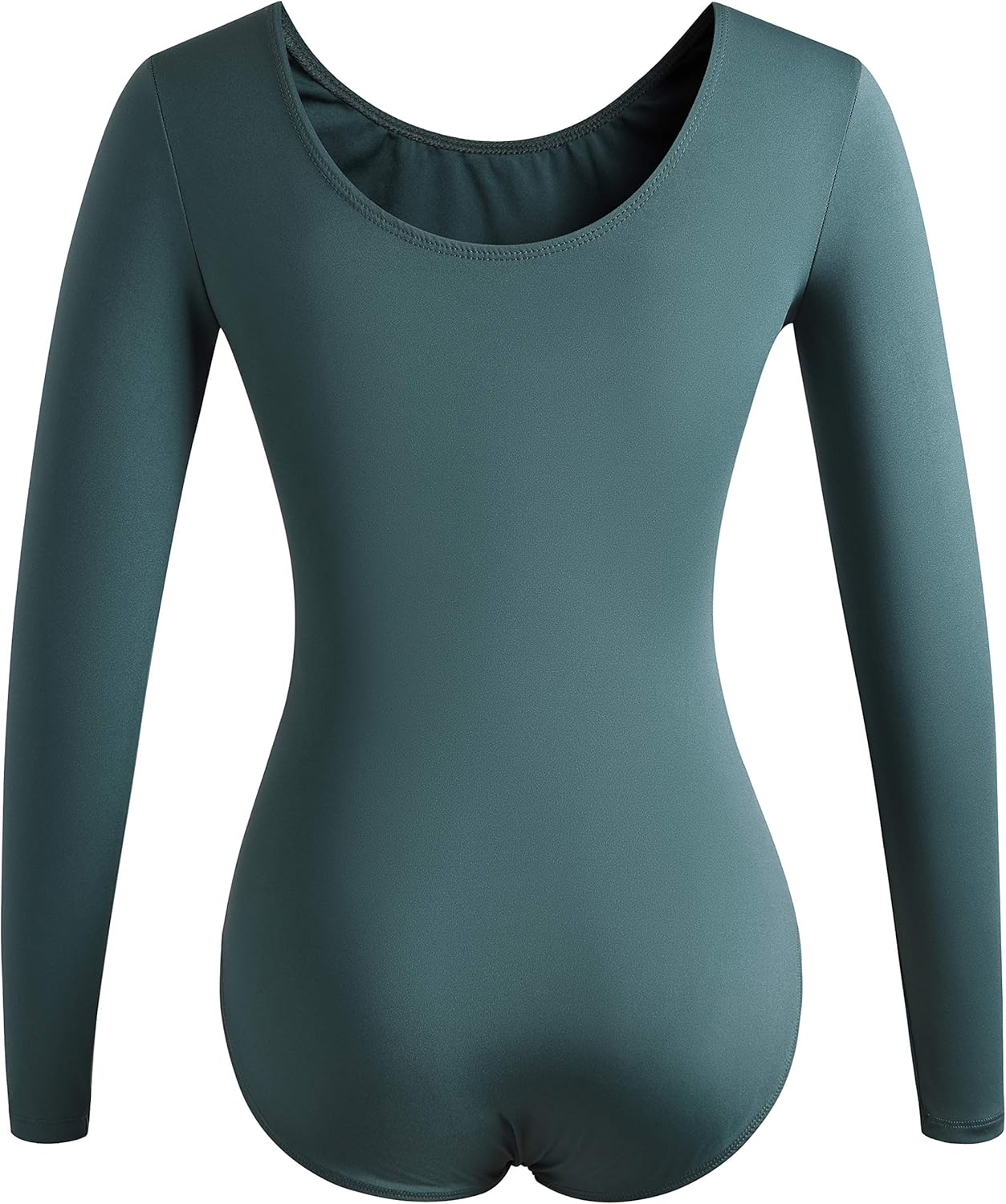DANSHOW Women Long Sleeve Dance leotards for Ballet Adult lady Train top: Clothing