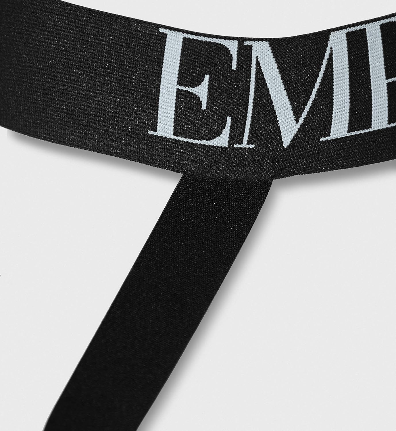 Emporio Armani Men's Megalogo Jockstrap, Black, M at  Men’s Clothing store