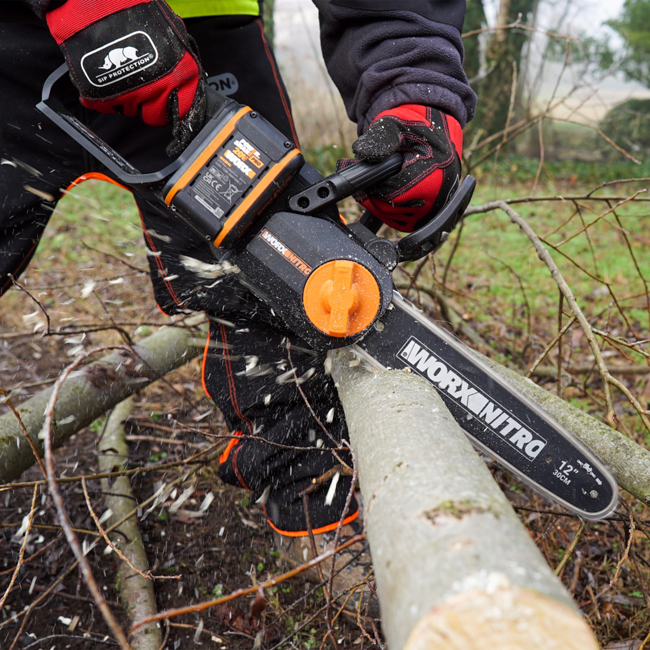 WORX WA3645 Original PowerShare Pro Akku 20V - 5,0 Ah Li-Ion, wiederaufladbar - mehr Sicherheit & längere Laufzeit - mit LED-Anzeige - Innovative Heatshield-Technologie - passend für alle WORX Geräte 8