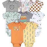 Onesies Brand baby-boys 8-pack Short Sleeve Mix & Match Bodysuits