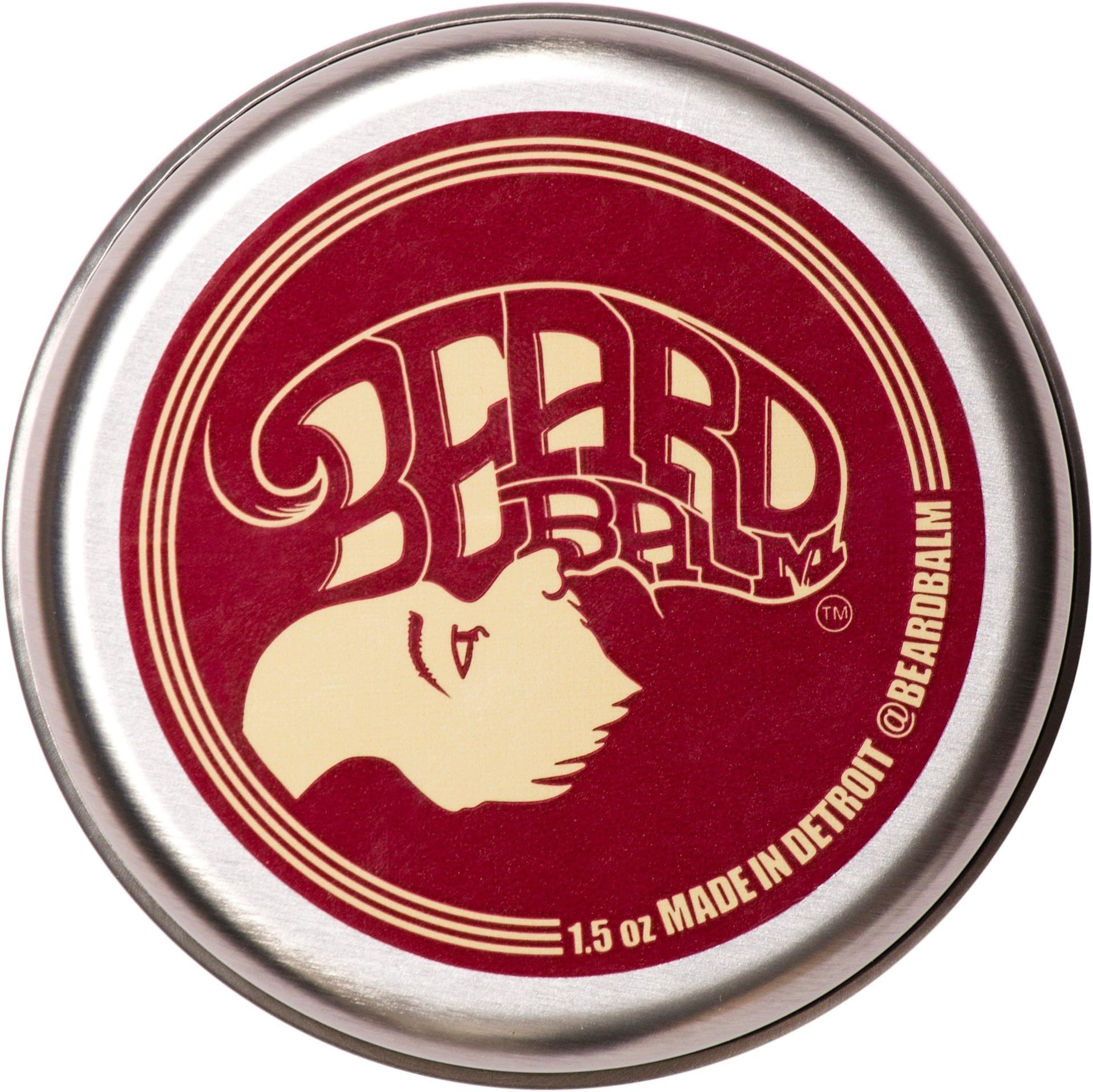 Beard Balm - All Natural Easy-to-Use Leave-in Beard Conditioner - Handmade in Detroit, USA - Original Scent
