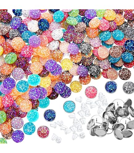 Cabujones Estrellas Resina Dorada Estrellas De Resina Con Purpurina - España Estrellas Brillantes Para Tarjetas Y álbumes
