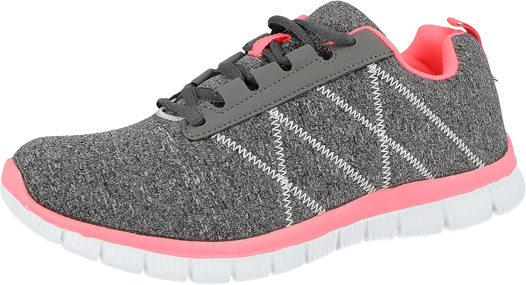 ladies lightweight mesh trainers