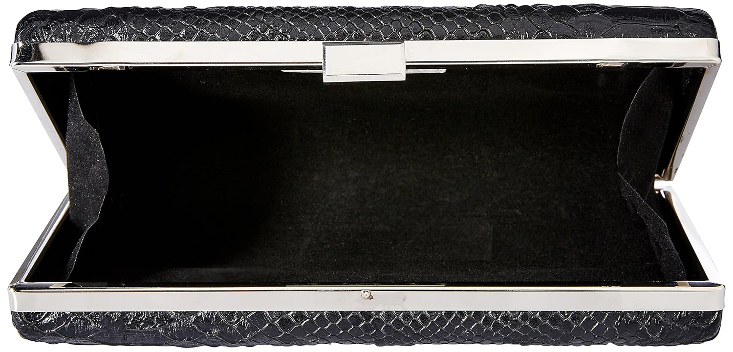 lino perros women's clutch (black)