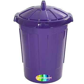 80l 80 Litre Kitchen Home Garden Feed Rubbish Plastic Bin Storage