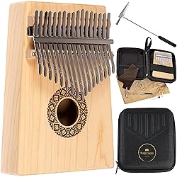 Kalimba Thumb Piano, 17 Keys — Includes Tuning